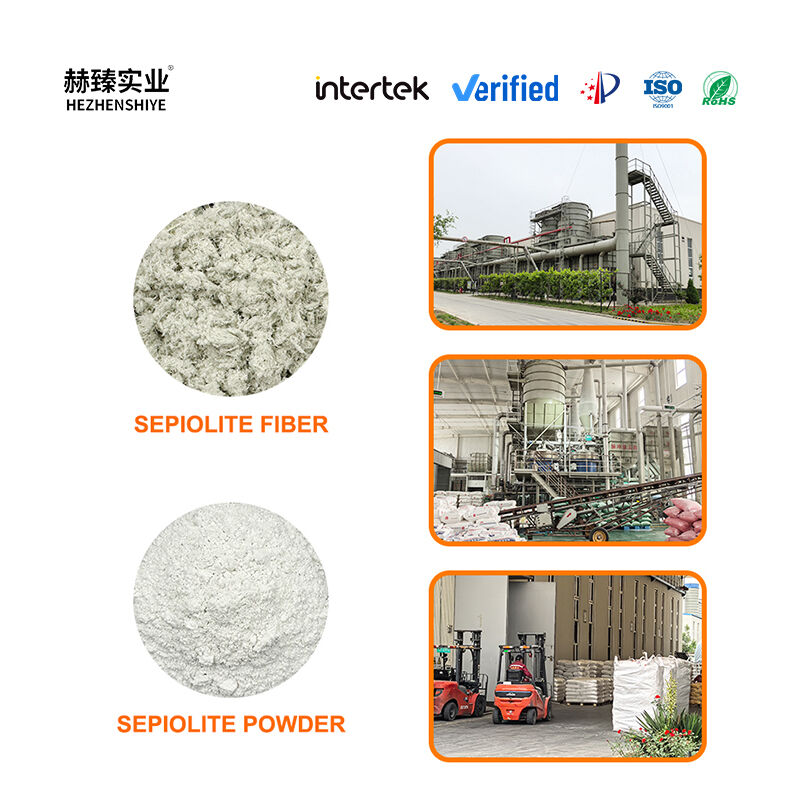 Supply sepiolite fiber with low shrinkage for exterior wall refractory coating plugging sound insulation and heat insulation sepiolite wool in oil field