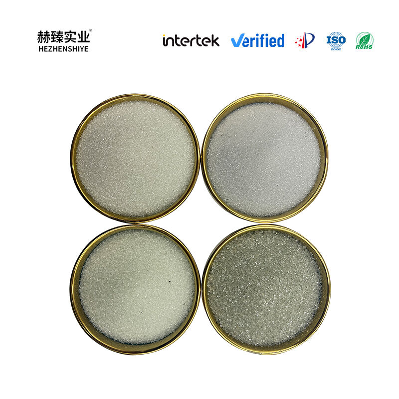 60 mesh wear-resistant glass beads irregular transparent raw material full of toughness
