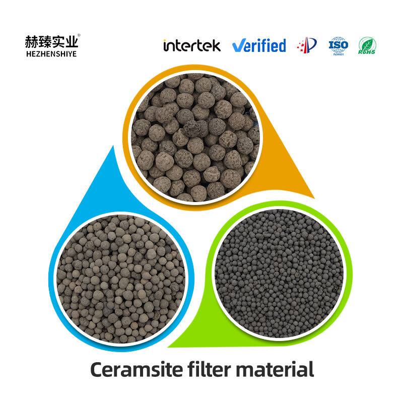 Eco Friendly Fly Ash Ceramsite Filter Media For River Management And Aquaculture Water Quality Purification