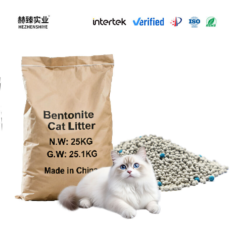 Bentonite Ball Cat Litter Mineral Cat Litter Deodorization Antibacterial Compact Clumping No Odor Natural Eco-Friendly Large Package Hot Sale In Cross-Border E-Commerce