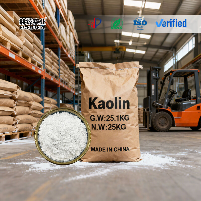 Industrial Washed Kaolin for Binder Adhesive Production Chemical Industry Application Binding Agent Material