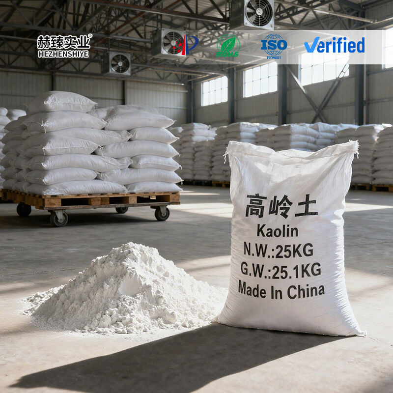 325 Mesh Industrial Grade Calcined Kaolin Is Used in Coatings Papermaking Cosmetics