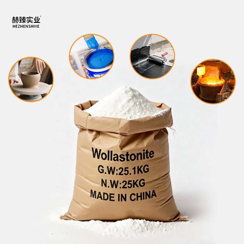 Wollastonite powder 800 mesh needle wollastonite ceramic embryo body waterborne coating paper