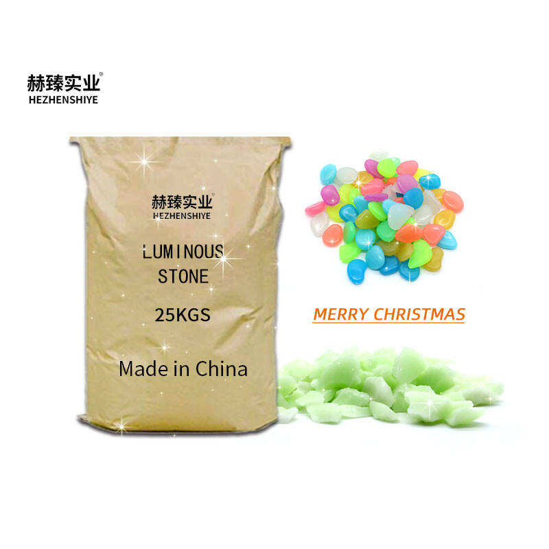 Glowing in the Dark Pebbles Glow Stones Rock Outdoor Landscape Luminous Paving Stones for Garden Walkway Luminous Decor Stones