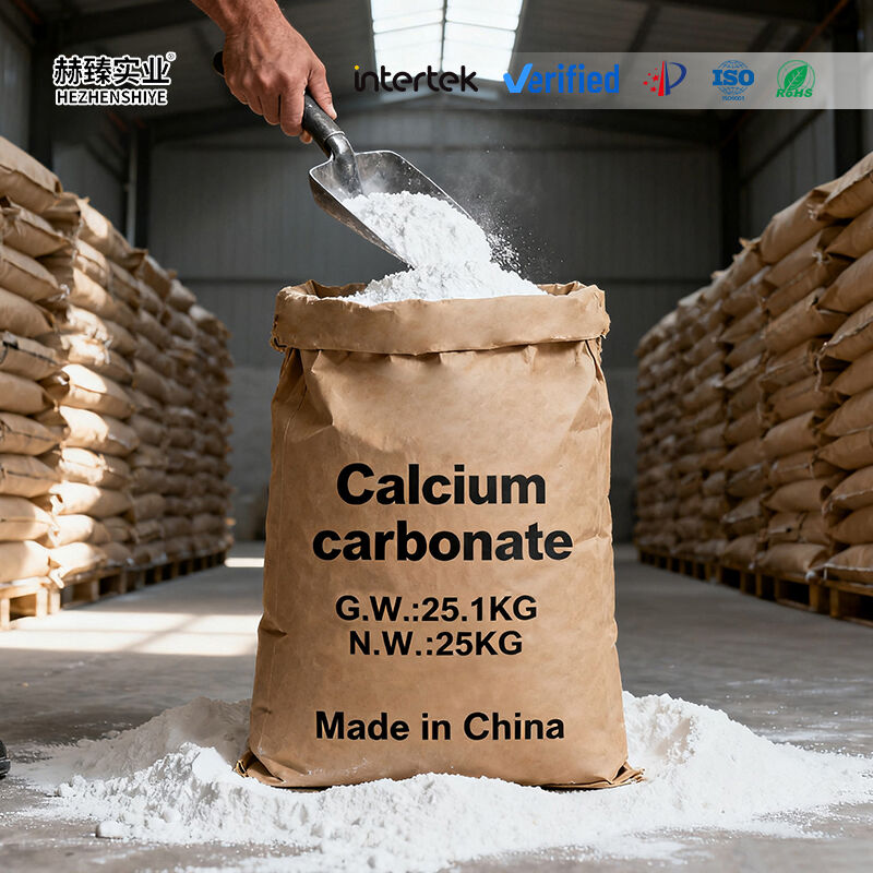 325 Mesh 400 Mesh 1250 Mesh 2000 Mesh Ultrafine Calcium Carbonate Powder For Papermaking Paint Ink Construction Materials