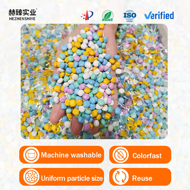 Nano imitatsioonportselani osakesed: ohutud, värvikad ja löökide neelavate osakeste kogum laste mängupiirkondade jaoks