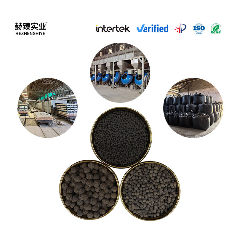 Lightweight Porous Ceramsite Filter Media For Industrial Wastewater Ammonia Nitrogen And Suspended Solids Removal
