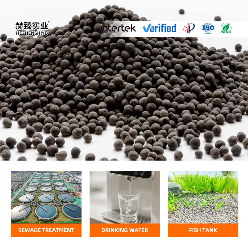 High Adsorption Ceramsite Filter Media Special Filter Material For Oily Wastewater Treatment Biochemical Aeration Tank