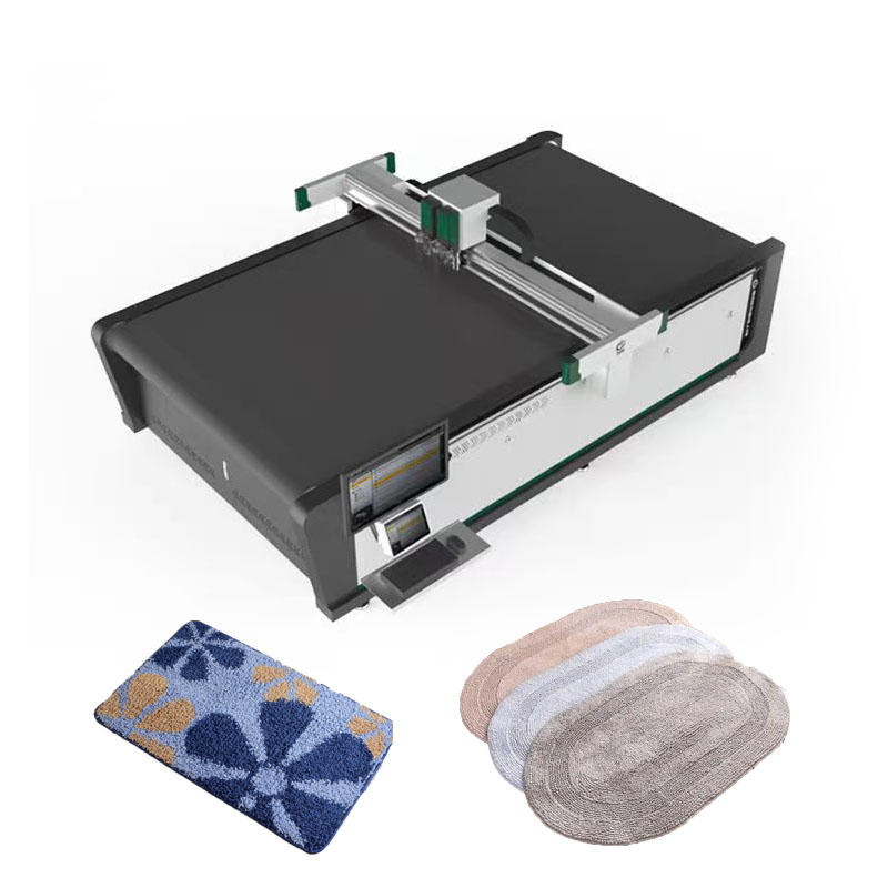 New Arrival CNC Oscillating Knife Carpet Cutter Automatic Mat Carpet Cutting Machine
