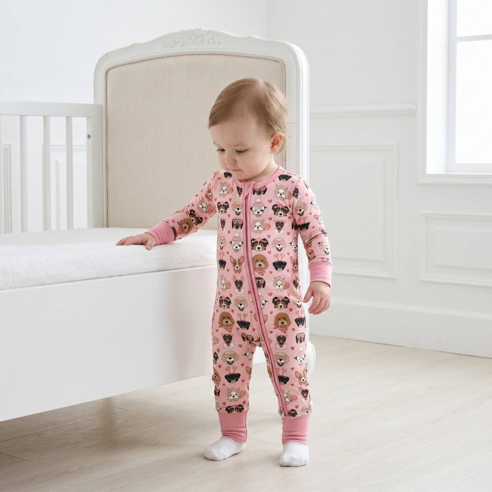 Štenci za štene, zaštitni bambus, viskozna vitrina, pižama za bebe,