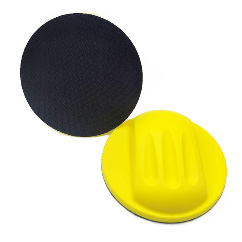 6 Inch Mouse Round Shape Hand Sanding Block for Car Repair