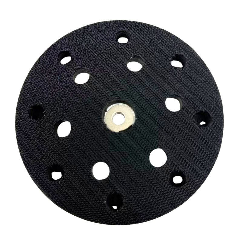 ແຜ່ນຊັກຜິວດຳ 5 ນິ້ວ 15 ຮູ ບໍ່ມີຝຸ່ນ ສຳລັບສີເຄືອບລົດໄຟ ໄມ້ ແລະ ລວດ