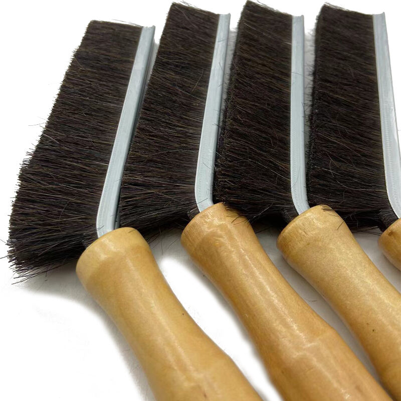 Industrial Horsehair Dope Brush for Cleaning Tubing Essential Tool for Precision Cleaning