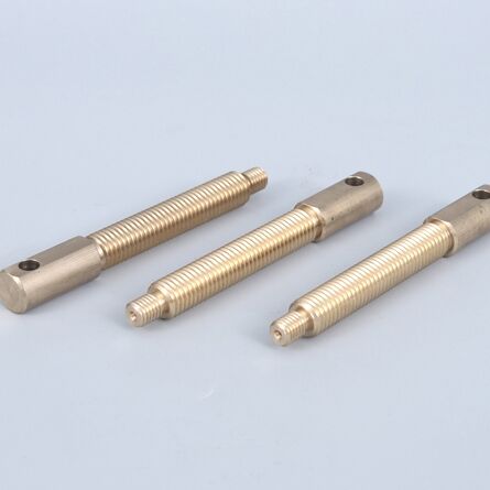 Precision Brass Threaded Shaft