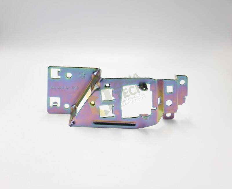 Custom Sheet Metal Parts with Iridescent Finish