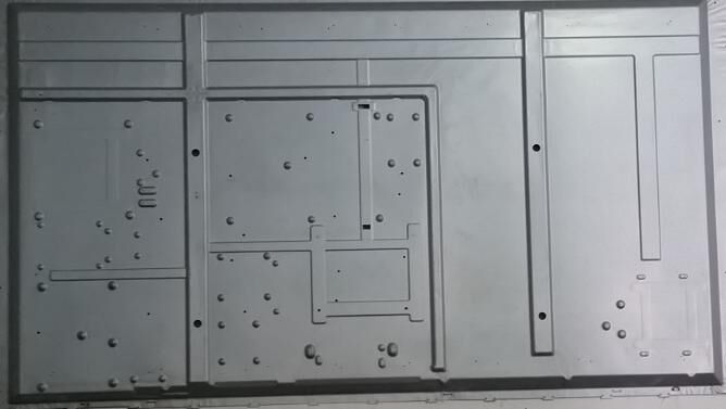 Custom Stamped Metal Backplate for Computer Monitor | High-Precision Stamping Parts Manufacturer | Zhejiang Zhengna Technology