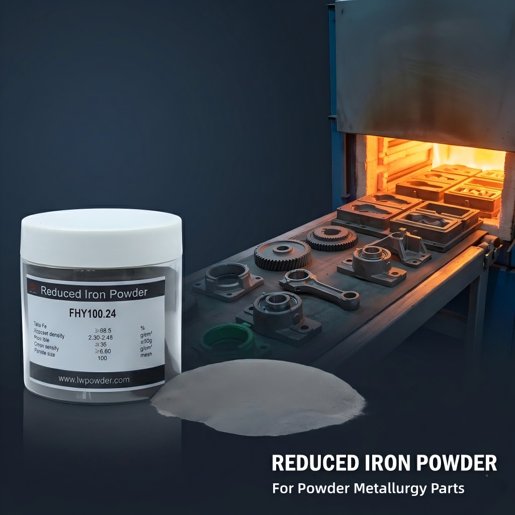 Good compressibility and high strength Reduced iron Powder FHY100.27 ...