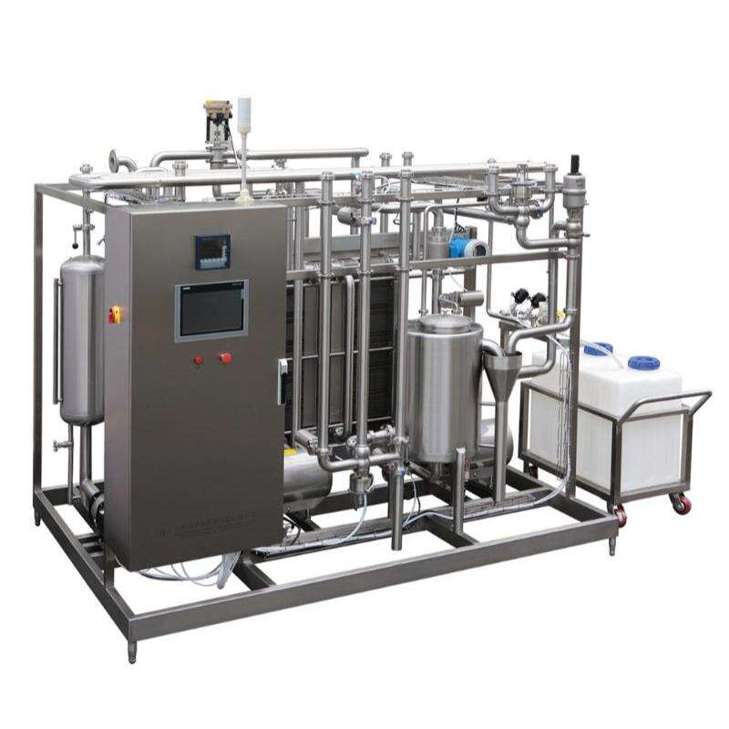 Plate pasteurizer for milk
