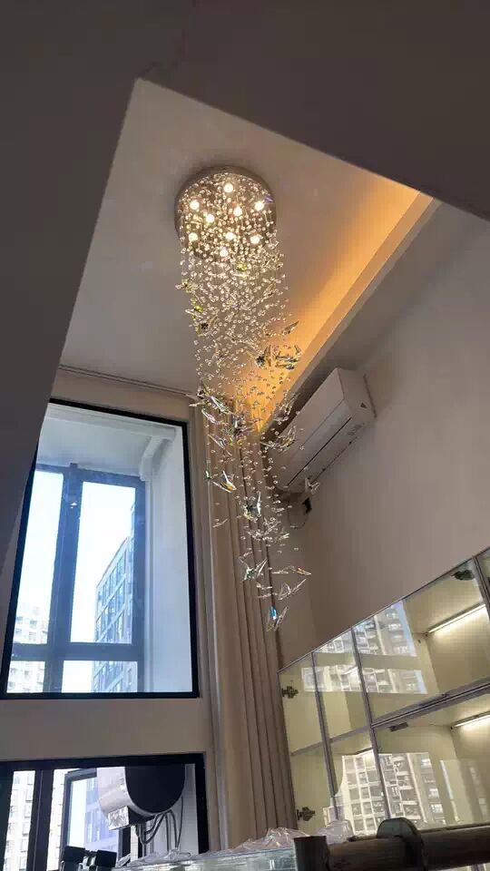 Elevate Your Space with Our Modern Staircase Chandeliers