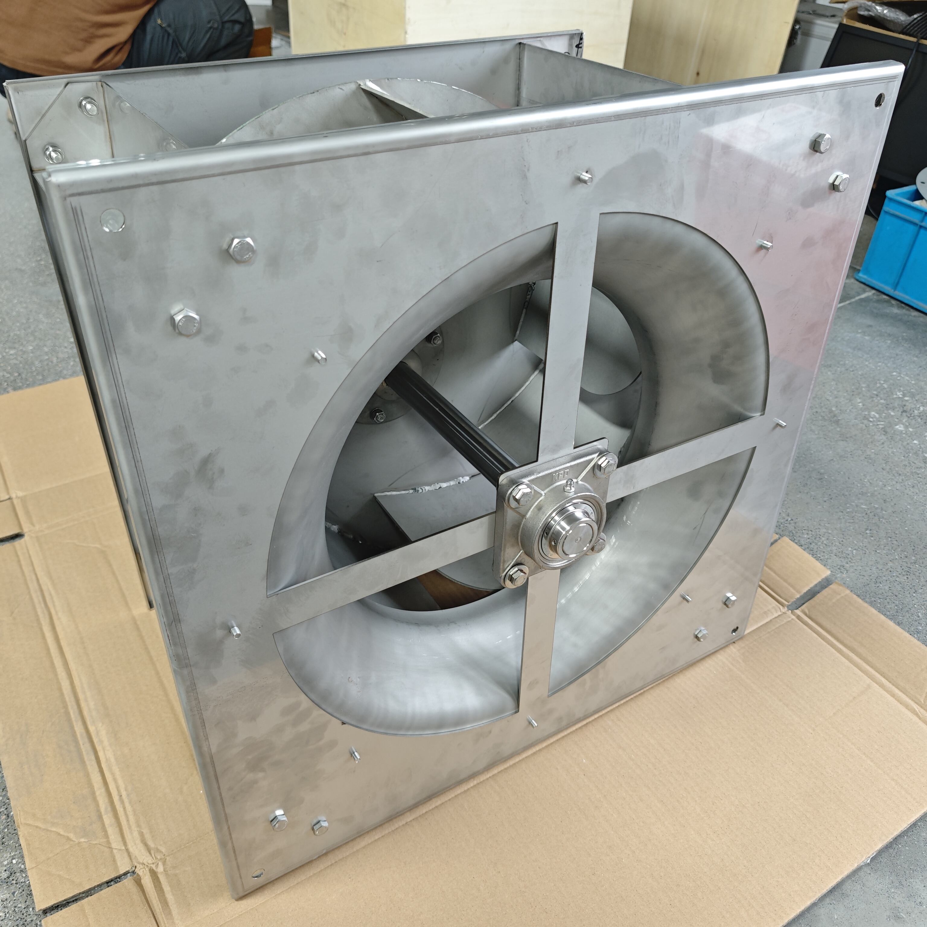  SS316 Centrifugal Impeller for Mine Ventilation — Explosion-Proof by Design