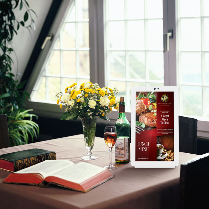 15.6-Inch Desktop Self-Service Ordering Machine - 1920×1080 FHD, Android RK3568A & X86 (I3/I5/I7) for Small-to-Medium Catering