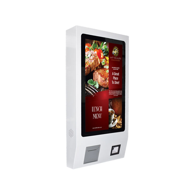 21.5'' Touchscreen Self-Service Ordering Kiosk - Integrated QR Code Scanner & Printer, Android RK3568A/X86(I3/I5/I7)Configurable Options