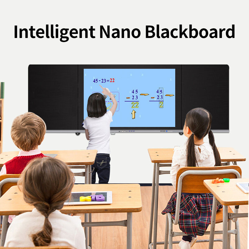 75-inch Nano Smart Blackboard, Educational Interactive Display with Dual System