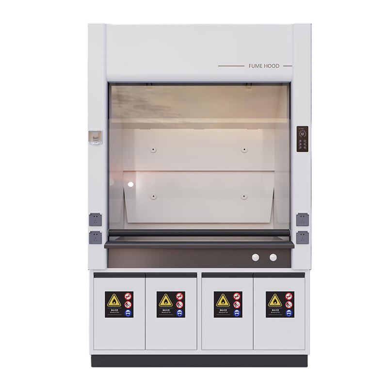 Air Flow Touch-PANEL Metal Steel Anti Corrosion Steel Fume Hood Chemical Explosion Proof Lab Fume Hood with Duct