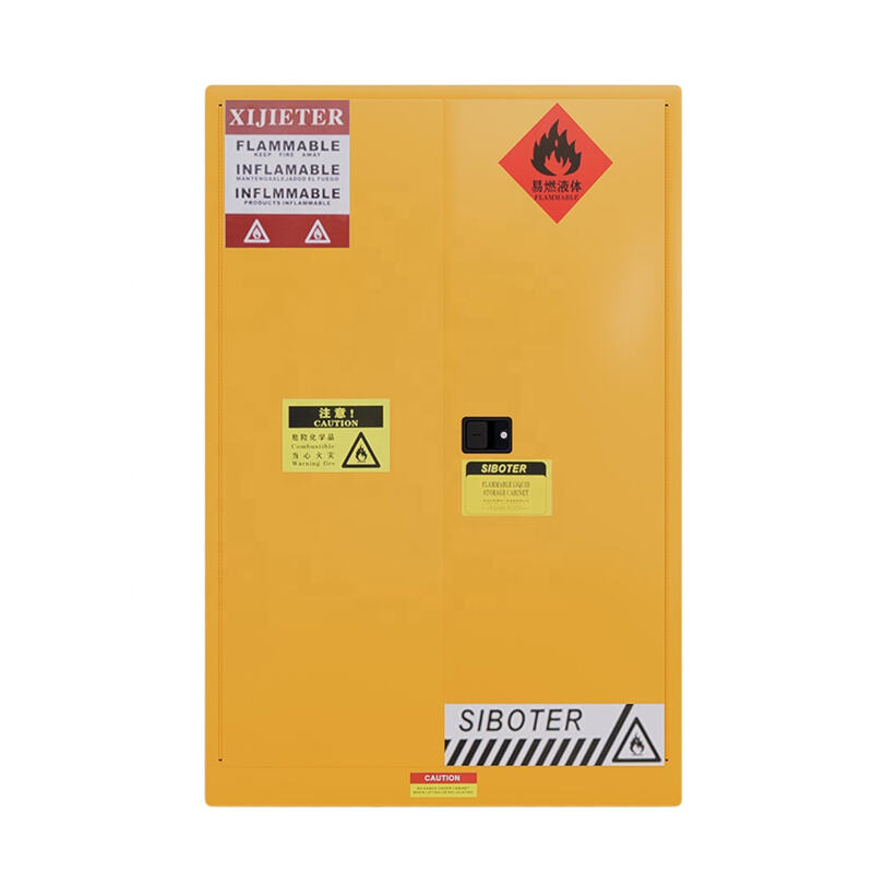 Industrial Style Sheet Metal Fireproof 45 Gallon Laboratory Flammable Liquid Safety Storage Cabinets