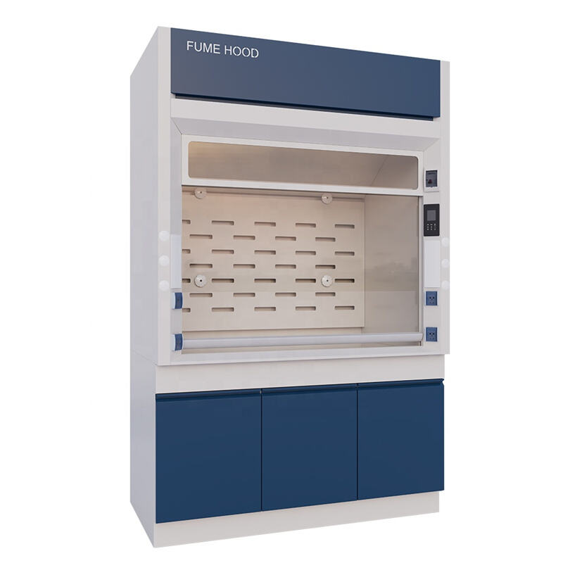 Corrosion-Resistant Multifunctional White PP Material Acid Resistant Fume Hood Laboratory Exhaust Fume Hoods