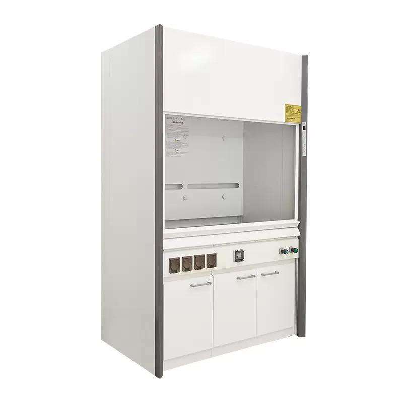 Chemical Laboratory Fume Hood | Ducted Exhaust Cabinet with Epoxy-Coated Steel Body & Acid-Resistant Liner
