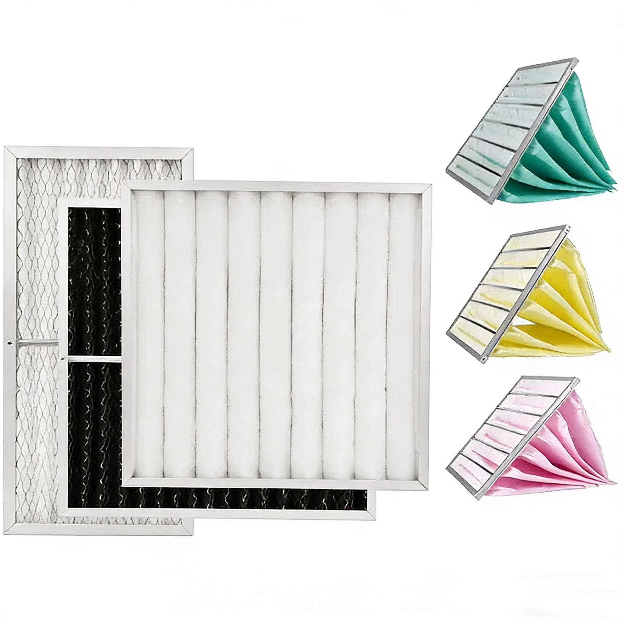 G4 Primary & F9 Medium Efficiency Air Filters | Panel & Bag Types for HVAC Systems