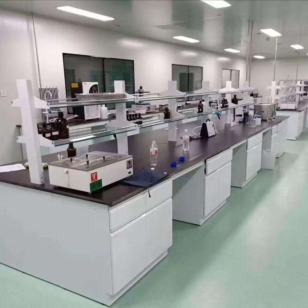 All-Steel Central Laboratory Workbench | Chemical Resistant & Anti-Corrosion Lab Table for Chemistry & Research Labs