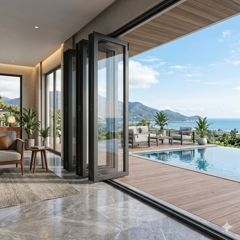 EB75 Series Folding Door