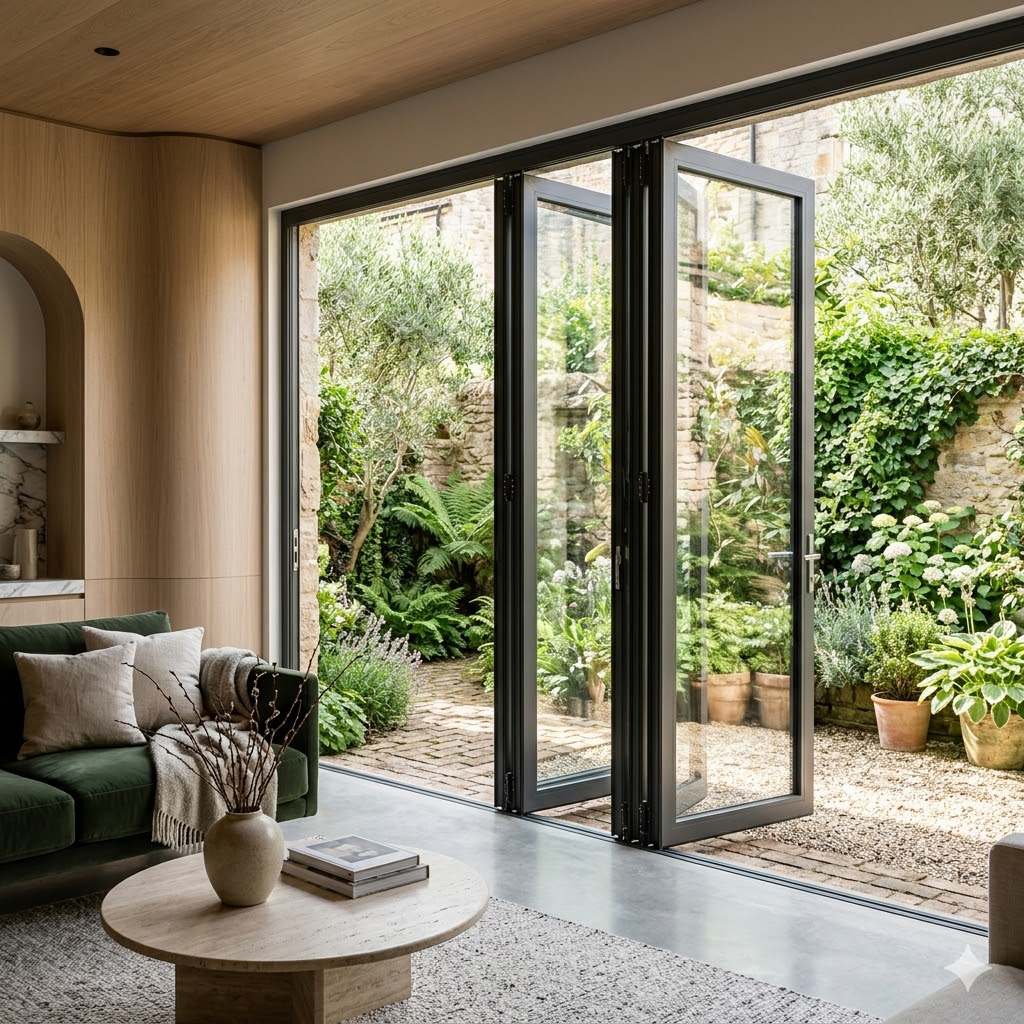 68-series broken bridge folding door