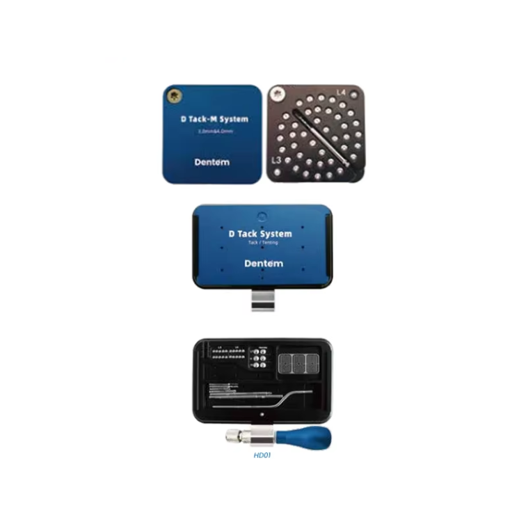Dentem D Systema Tenting Dentale, Kit GBR pro Implantis Dentalibus, Manuale Instrumentum Chirurgicum Directivum, Vis Titanica, Instrumentum Chirurgicum Reutilizabile