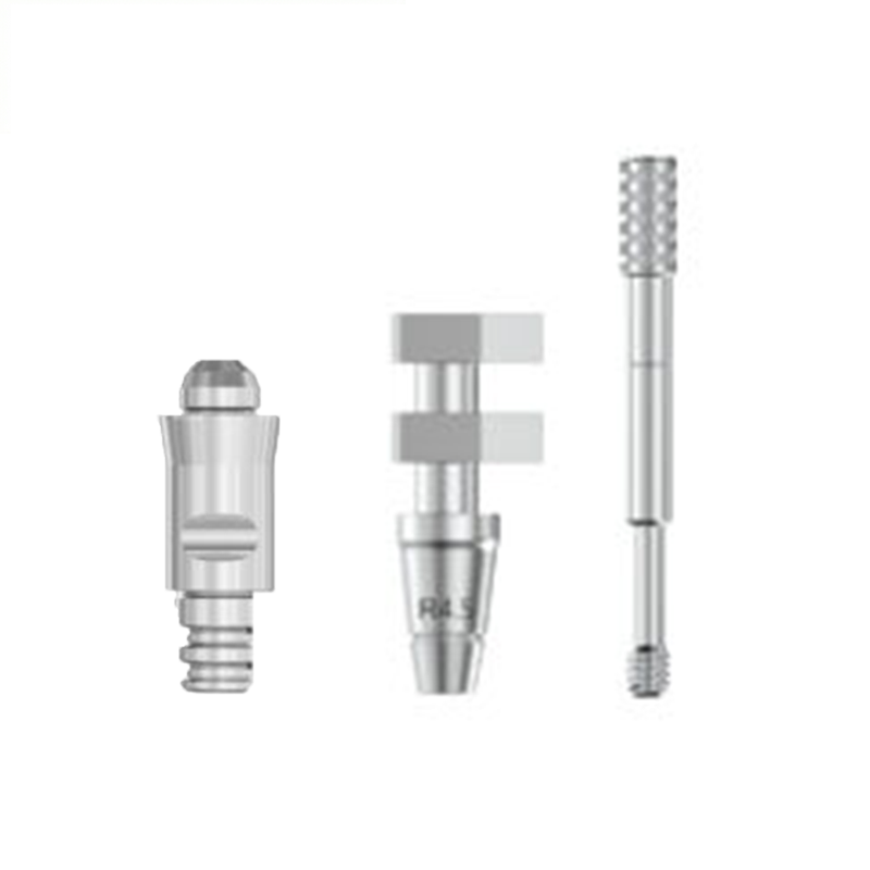Dentis-Implantatkomponenten, Mehreinheiten-Geradabutment, Zylinder/Prothetikschraube, Titan-Abutment, OEM, Originaldaten