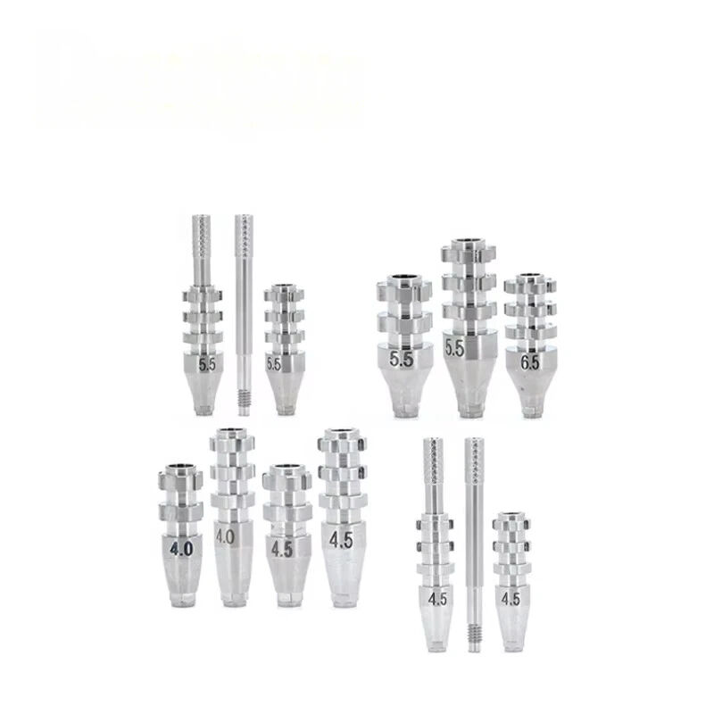 Abutmentum implantare angulare rectum cementabile, OEM, analogum implantarium, lucidum, Dentium Superline, Series Simplex, abutmentum cementabile Implantium