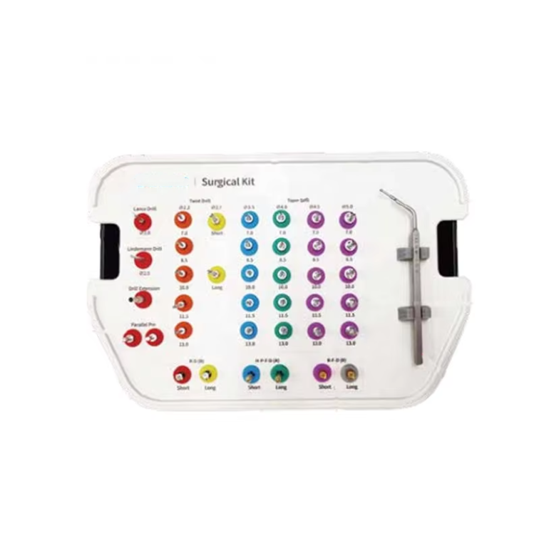 Dentem Originalis Impiantorum Dentalium Kit B/S pro divisione ossis et dilatatione, originalis kit GBR pro chirurgia dentali ad usum in aedificiis hospitalariis