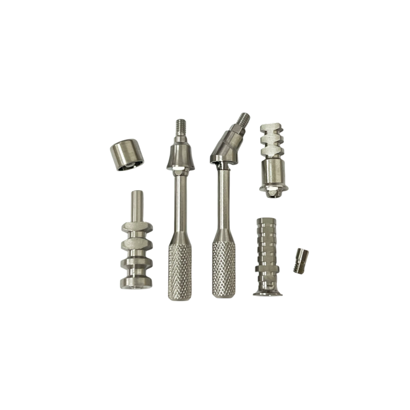 Abutmentum Multiunitatis OEM MIS Dental: Capsula Protectoria MUA Angulata / Recta pro Consumabilibus Implantorum Dentalium