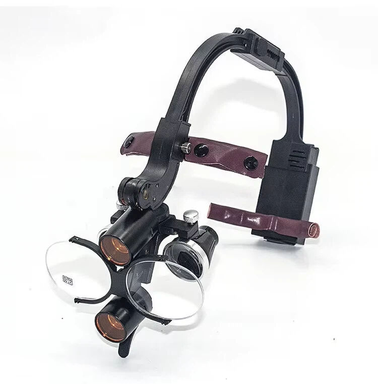 OEM 2.5X 3.5X Plastic Dental Headlamp Medical Loupes Magnifier Wireless Surgical Headlight Operation Factory Supplier factory