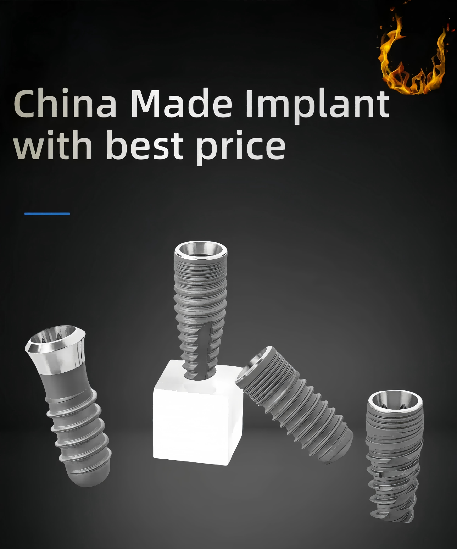 Rorsheel Dental Consumables Customization Original Mplant Abutment Implant Components Fixture Made in China supplier