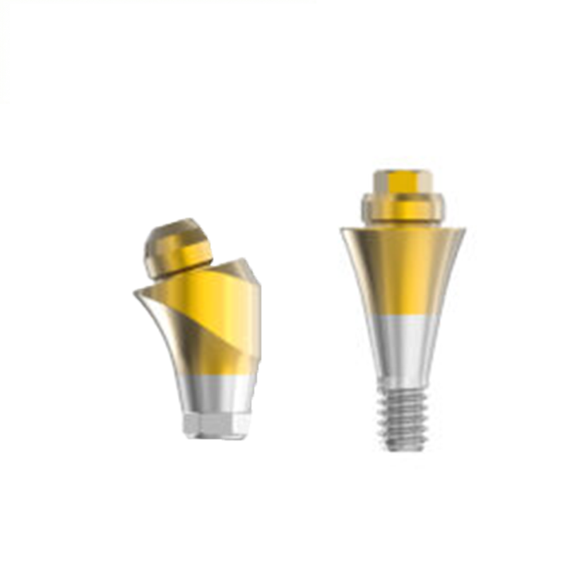 Dentis-Implantatkomponenten, Mehreinheiten-Geradabutment, Zylinder/Prothetikschraube, Titan-Abutment, OEM, Originaldaten