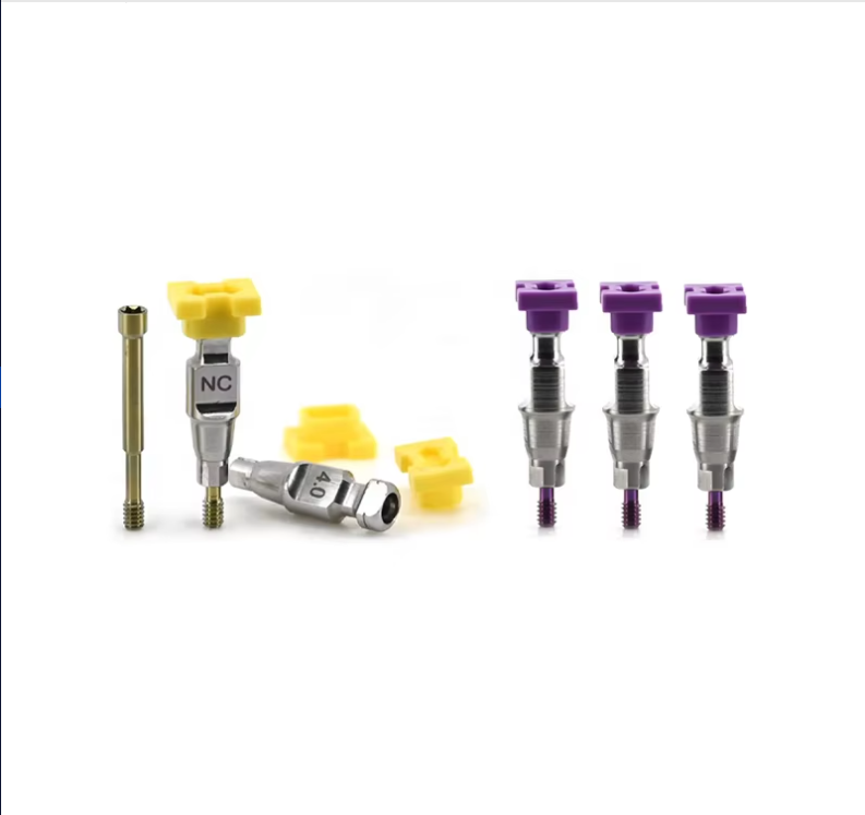 Straumann Titanium Abutmentum Sanationis Caput Clausurae Cementabile Directum/Angulatum Implantatum Analogum cum Poste Impressionis ad Usum in Aedibus Hospitalis