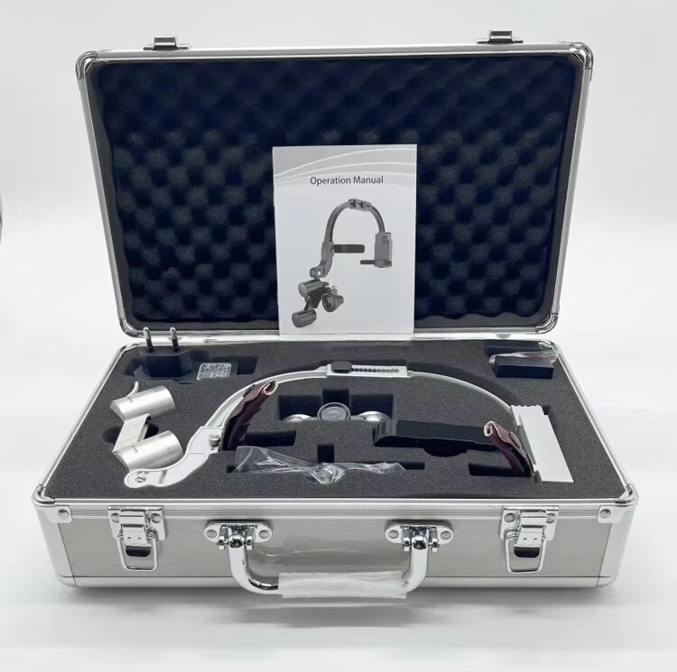 OEM 2.5X 3.5X Plastic Dental Headlamp Medical Loupes Magnifier Wireless Surgical Headlight Operation Factory Supplier supplier