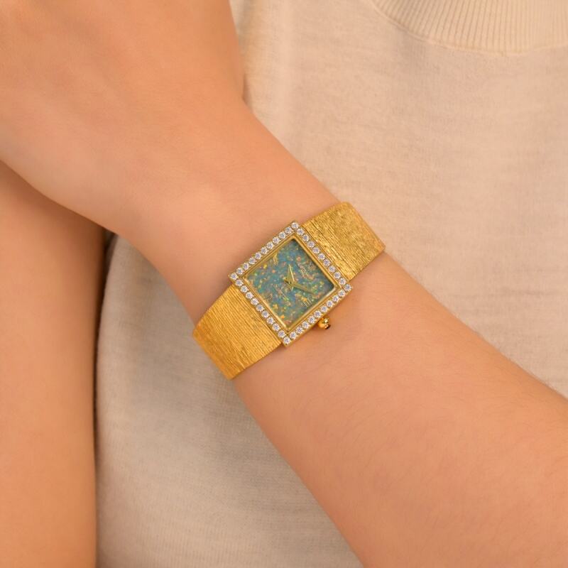 2026 New Opal Women's Watch | Square Dial & Czech Rhinestones | Japanese Movement | Factory Direct