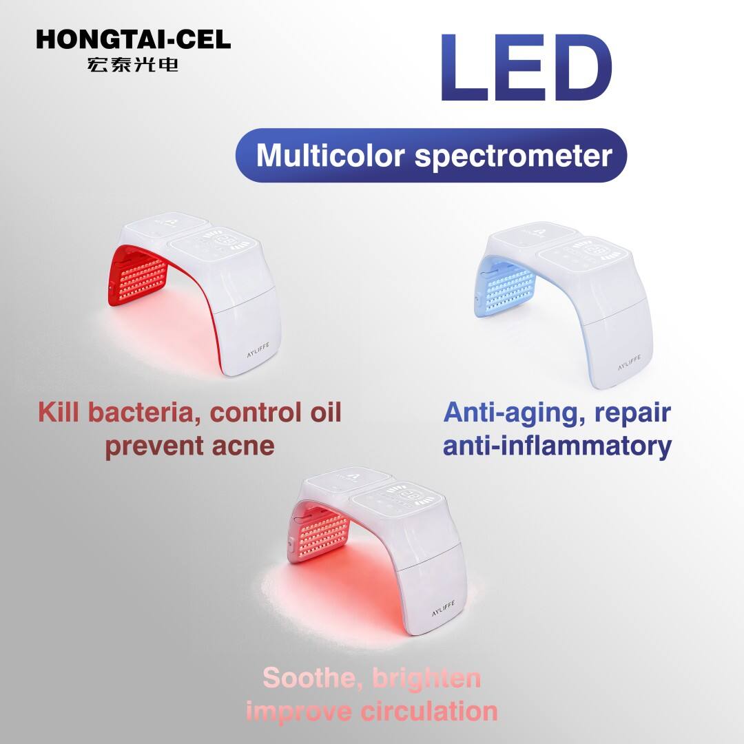 Portable 3-Color LED Photon Mask (312 Lamp Beads) for Home & Salon: Whitening, Acne Control & Anti-Aging Repair