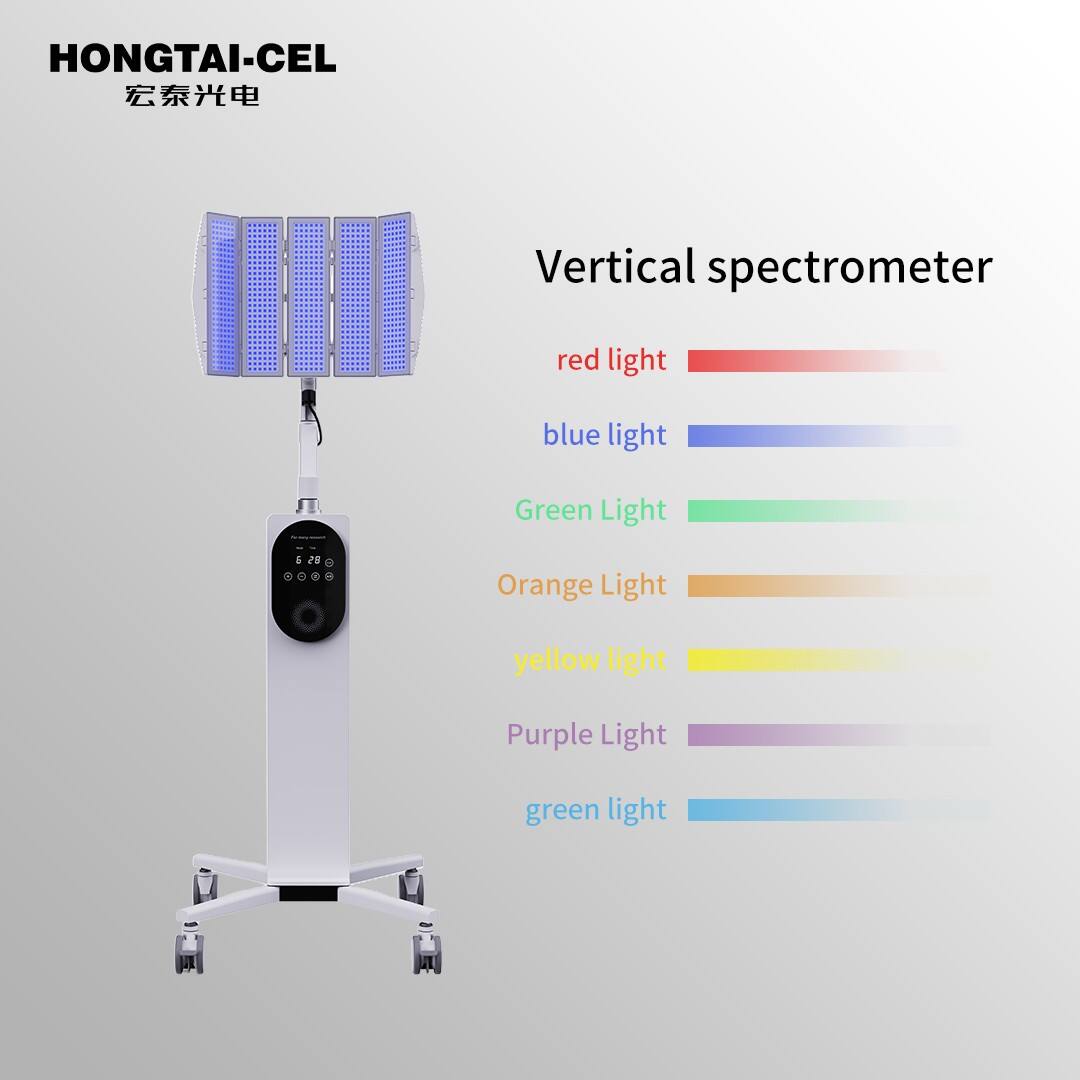 7-Color LED Light Therapy Device Targeted for Acne Treatment, Facial Skin Rejuvenation & Whitening for Professional Use
