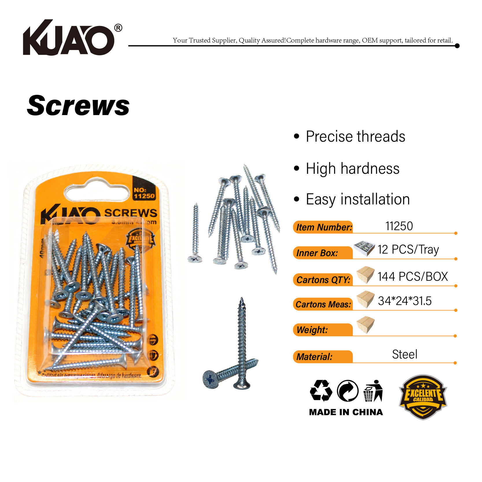 A Complete Guide to Screws for DIY and Home Improvement