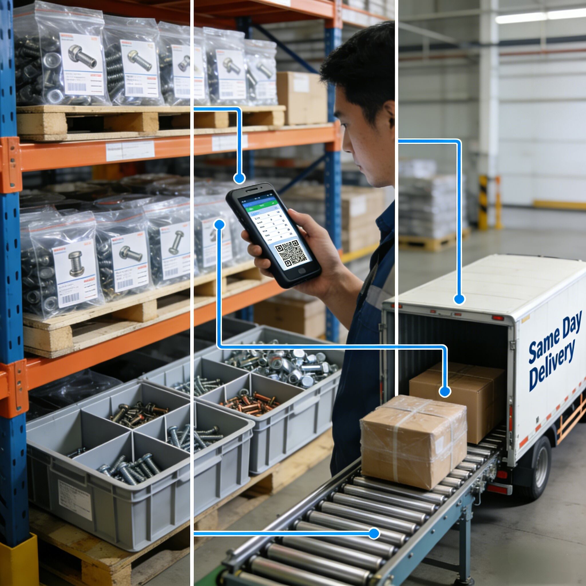 Enabling Small-Batch Rapid Replenishment